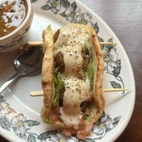 Falafel Wrap (remove feta when ordering)  at Multnomah Falls Lodge Restaurant in Corbett