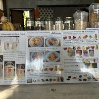 menu, build your own yog bowl  at Yogu Yogu in Pai