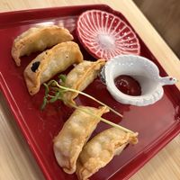 Fried dumplings  at Uno Ramen - Kyoto Station in Kyoto