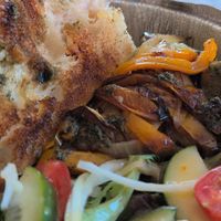 Vegan Sandwich (inside) at BINA's Cafe in Saugerties