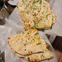 Garlic naan at Bombay House in Provo