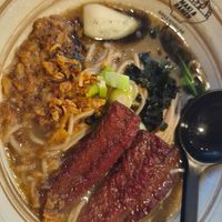 Black garlic tonkatsu ramen at Maki & Ramen in Nottingham