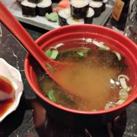 Miso soup at Tokyo Sushi & Noodles Bar in Dungarvan