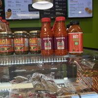 Picked and Hot Sauces on sale   at Lena' Roti & Doubles in Mississauga