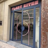 outside at Plant Bites in Bilbao