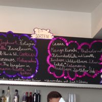 ice cream flavors (right hand side all vegan) at Cafe Kaiserbau in Stuttgart