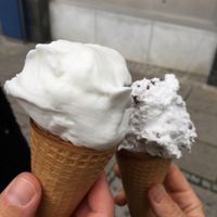 Elderflower-Lime & Coconut with chocolate  at Cafe Kaiserbau in Stuttgart