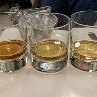 My whiskey flight “the big three" at Small Batch in St Louis