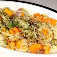 Dan’s rice noodle dish at Small Batch in St Louis