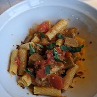 Rigatoni alla norma at Small Batch in St Louis