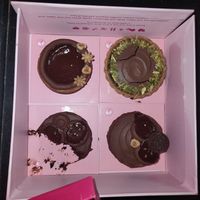 Mocha Chocolate Cake, Tart and Hazelnut Cheesecake at Amoha Patisserie India in Raipur