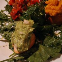 Vorspeise dreierlei dips auf bruschetta at Gaststätte Tremonia Auch Porreebar in Dortmund