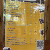 Drinks menu at Alnuwr The Light Cafe in Nuea-khlong District