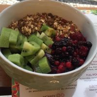 acai bowl at Liquid in Lisbon