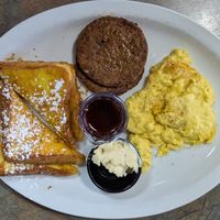 vegan French Toast at Biscuits Cafe in Happy Valley