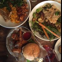 Mac and cheese is the first entree on the menu, the special southern fried tofu, and the burger are all EPIC at Modern Love in Omaha