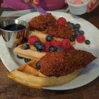 Seitan and Waffles at Modern Love in Omaha