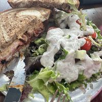 Reuben and salad.  at Modern Love in Omaha
