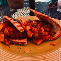 Jerusalem Laffa  at Aroma Coffee Art Gallery in Hammondsport