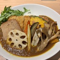 Vegan cutlet curry yum !!  at Honolu Premier in Tokyo