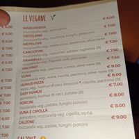 Menù at Easy Pizza di Michael J. in Rome