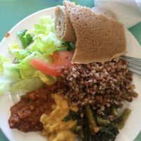 All you can eat buffet $12.95 from 11am-3pm!!  at Rahel's Vegan Cuisine in Los Angeles