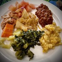   at Rahel's Vegan Cuisine in Los Angeles