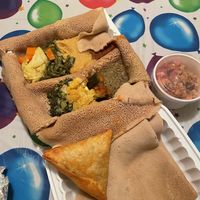   at Rahel's Vegan Cuisine in Los Angeles