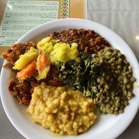   at Rahel's Vegan Cuisine in Los Angeles