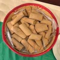 Plenty of injera, forks also available   at Rahel's Vegan Cuisine in Los Angeles