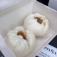 vegan pork dumplings!  at Mr. Wu Dim Sum in New York City