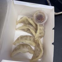 beef dumplings   at Mr. Wu Dim Sum in New York City