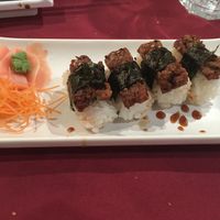 Eel nigiri!! (Peng) at Yuan in Montreal