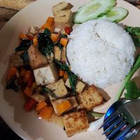 Tofu dish at Sthani Mi Sen in Phuket