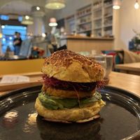 ‘Ray of light’ burger  at NaBi by Bgood in Milan