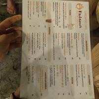 Menu at Padamor Moreré in Cairu