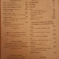 menu1 at Kemis Pontcanna in Cardiff