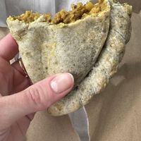 Vegan pasty (this is half). Good amount and flavour.  at Simple Simon in Donegal