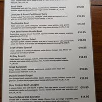 Lunch menu, cont. 06/2025 at Simple Simon in Donegal