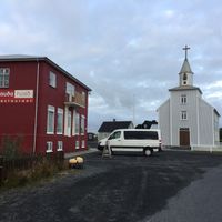 Exterior at Rauda Husid in Eyrarbakki