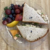 I get the same thing every year — if you haven’t tried the Egg-less Egg Salad, I really encourage it!  at Green Cuisine Restaurant in Stone Harbor