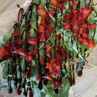 Avocado Toast 😋 (very pretty)  at Green Cuisine Restaurant in Stone Harbor