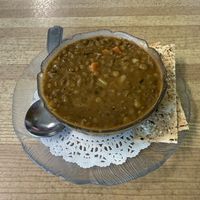 Lentil soupp  at Green Cuisine Restaurant in Stone Harbor