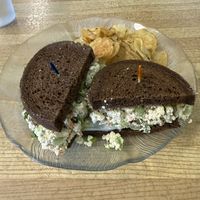 Eggless egg salad sandwich   at Green Cuisine Restaurant in Stone Harbor
