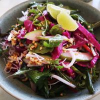 Thai Noodle Salad at Tods Cafe Mandurah in Mandurah