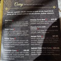 Four curry dishes can be made vegan    at Krua Khun Rose in Sandwich