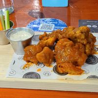Buffalo cauliflower wings at Pan Comido - Polanco in Mexico City