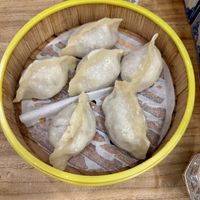 Eggplant dumplings  at Dear Deer Dumpling Manly in Manly