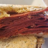 Hearty Vegan Ruben at True BBQ and Whiskey Bar in Munster