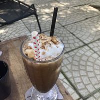 Coconut coffee!  at Jack's Cat Cafe in Da Nang